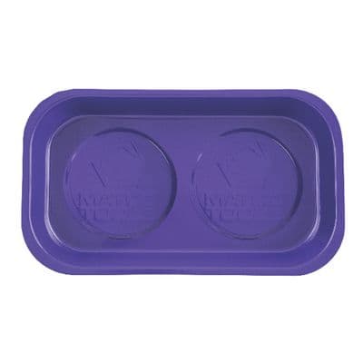 RECTANGULAR MAGNETIC PARTS TRAY 9-1/2" x 5-1/2" - PURPLE