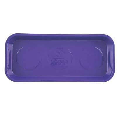 RECTANGULAR MAGNETIC PARTS TRAY 6-1/4" x 14-1/8" - PURPLE