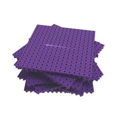 PURPLE MODULAR 6" X 6" ORGANIZATION BOARD 16 PIECE