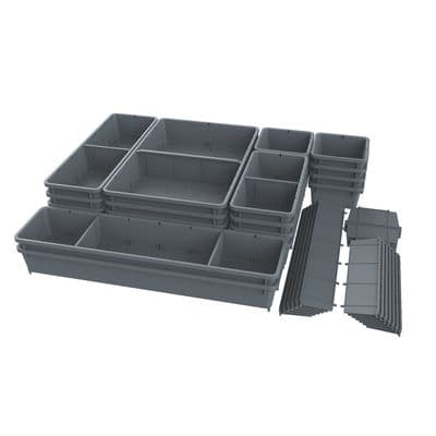ORGANIZATION CONTAINER KIT 48PCS
