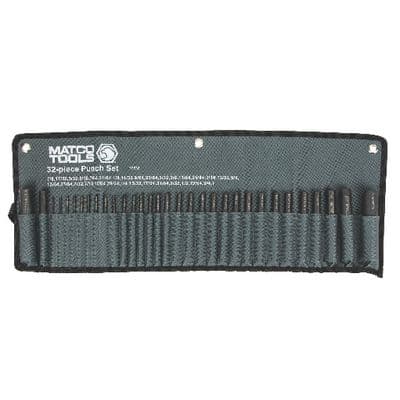 32 PIECE TRANSFER PUNCH SET