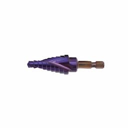TITANIUM BLUE 1/4"-3/4" STEP DRILL