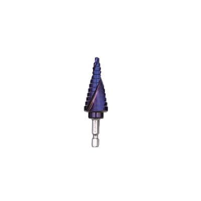 3/16"-1/2" TITANIUM BLUE STEP DRILL 