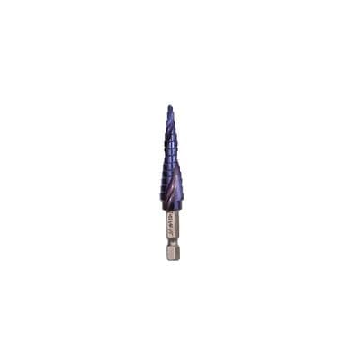 4-20MM TITANIUM BLUE STEP DRILL QUICK CHANGE