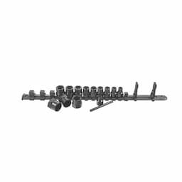 13 PIECE 3/8" AND 1/2" DRIVE BOLT EXTRACTOR TWIST SOCKET SET 