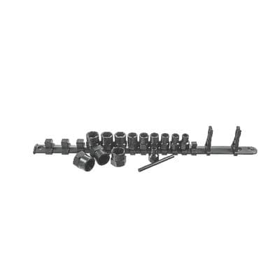 13 PIECE 3/8" AND 1/2" DRIVE BOLT EXTRACTOR TWIST SOCKET SET 