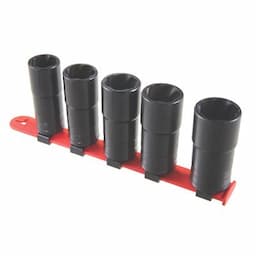 5 PIECE 1/2" DRIVE DEEP TWIST SOCKET SET