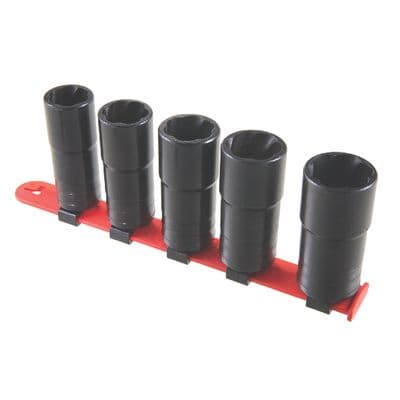 5 PIECE 1/2" DRIVE DEEP TWIST SOCKET SET