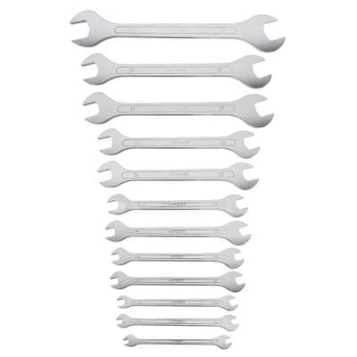 12 PIECE MASTER METRIC THIN FLAT WRENCH SET