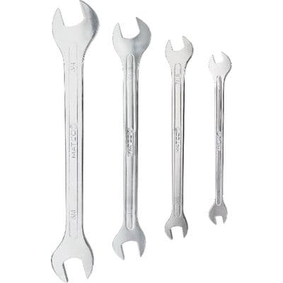 4 PIECE FLAT THIN SAE WRENCH SET