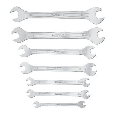 7 PIECE THIN FLAT METRIC WRENCH SET