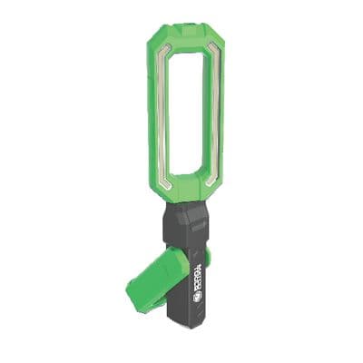 1000 LM RECHARGEABLE VIEW THROUGH PIVOTING WORK LIGHT, GREEN