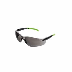 VERATTI® TANGO™ SAFETY GLASSES, CLEAR AND GREEN FRAME WITH GRAY LENS