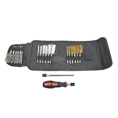 20 PIECE WIRE BRUSH SET
