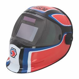 AUTO-DARKENING WELDING HELMET - RED/WHITE/BLUE