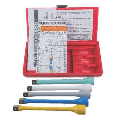 5 PIECE 1/2" DRIVE TORQUE EXTENSION SET