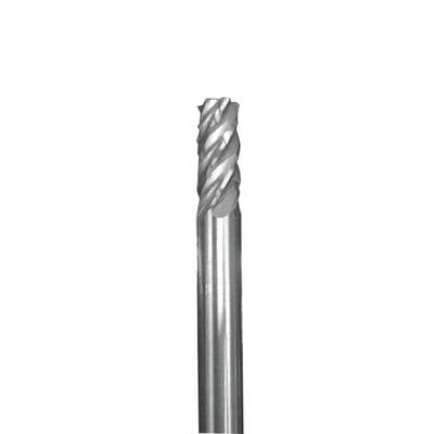 CYLINDER PLAIN END, 1/4" X 1/2" X 1/4", STEEL CUT BURR