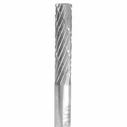 CYLINDER PLAIN END, 1/8" X 9/16" X 1/8", DOUBLE CUT BURR