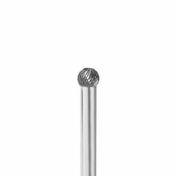 BALL SHAPE, 5/16" X 5/16" X 1/4", DOUBLE CUT BURR