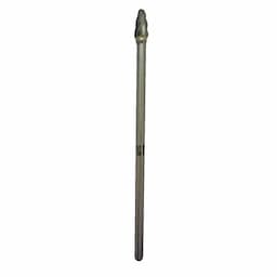 3/8" TREE  SHAPED RADIUS END NON-FERROUS 6" LONG SHANK CARBIDE BURR