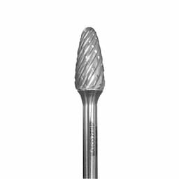 TREE RADIUS, 1/2" X 1" X 1/4", STEEL CUT BURR
