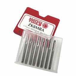 MINIATURE BURR SET, 8 PIECE