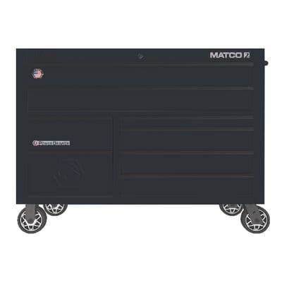 55" x 25" DOUBLE-BAY 2s SERIES TOOLBOX (OUTLAW BLACK/BLACK)