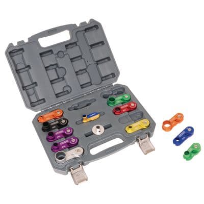 13 PIECE SPRING-LOADED ALUMINUM DISCONNECT SET