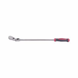 1/4" DRIVE 13-3/4" EIGHTY8 TOOTH LOCKING FLEX RATCHET WITH ERGO HANDLE - RED
