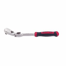 1/4" DRIVE 7¾" EIGHTY8 TOOTH LOCKING FLEX RATCHET WITH ERGO HANDLE - RED