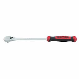 1/4" DRIVE 8-3/4" EIGHTY8 TOOTH FIXED RATCHET WITH ERGO HANDLE - RED