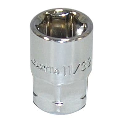 1/4" DRIVE 11/32" SAE 6 POINT LOW PROFILE SOCKET