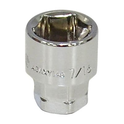 1/4" DRIVE 7/16" SAE 6 POINT LOW PROFILE SOCKET