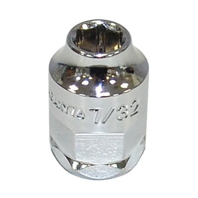 1/4" DRIVE 7/32" SAE 6 POINT LOW PROFILE SOCKET
