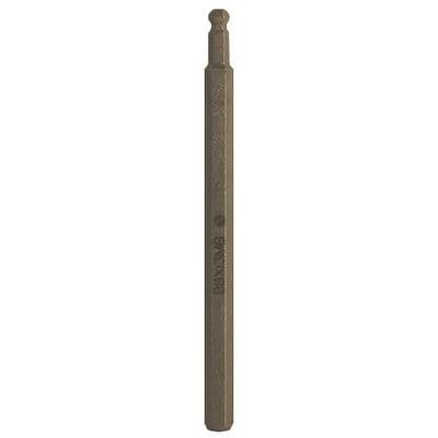 3/8" DRIVE 3MM METRIC MID-LENGTH BALL HEX REPLACEMENT BIT