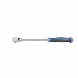 3/8" DRIVE 11-3/4" EIGHTY8 TOOTH FIXED RATCHET WITH ERGO HANDLE - BLUE