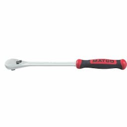 3/8" DRIVE 11-3/4" EIGHTY8 TOOTH FIXED RATCHET WITH ERGO HANDLE - RED