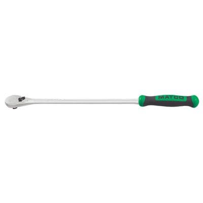 3/8" DRIVE 15-3/4" EIGHTY8 TOOTH FIXED RATCHET WITH ERGO HANDLE - GREEN