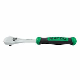 3/8" DRIVE 8-3/4" EIGHTY8 TOOTH FIXED RATCHET WITH ERGO HANDLE - GREEN