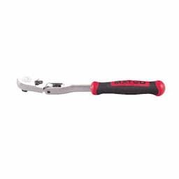 3/8" DRIVE 10" EIGHTY8 TOOTH LONG LOCKING FLEX RATCHET WITH ERGO HANDLE - RED