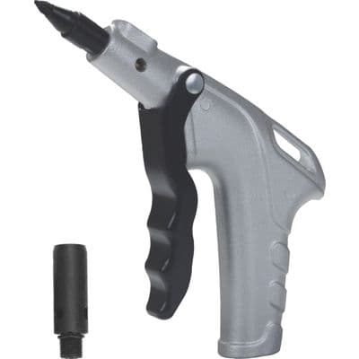 METAL BODY AIR BLOW GUN WITH SOFT RUBBER STAR TIP AND HIGH FLOW SAFETY TIP