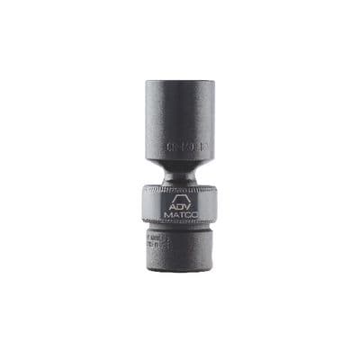 3/8" DRIVE 18MM METRIC 6 POINT MID-LENGTH MAGNETIC UNIVERSAL IMPACT SOCKET