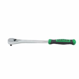 1/2" DRIVE 16-3/4" EIGHTY8 TOOTH FIXED RATCHET WITH ERGO HANDLE - GREEN
