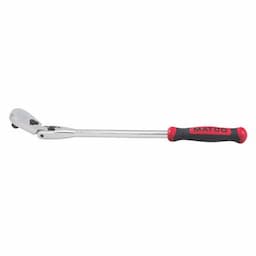 1/2" DRIVE 20-1/4" EIGHTY8 TOOTH LOCKING FLEX RATCHET WITH ERGO HANDLE - RED