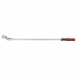 1/2" DRIVE 33-3/8" EIGHTY8 TOOTH LOCKING FLEX RATCHET WITH ERGO HANDLE - RED