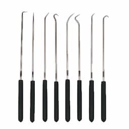 8 PIECE LONG HOOK AND PICK SET WITH CUSHION GRIP