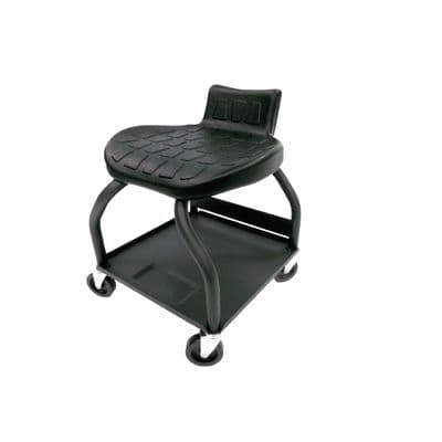 MECHANIC'S SEAT WITH TRAY - BLACK
