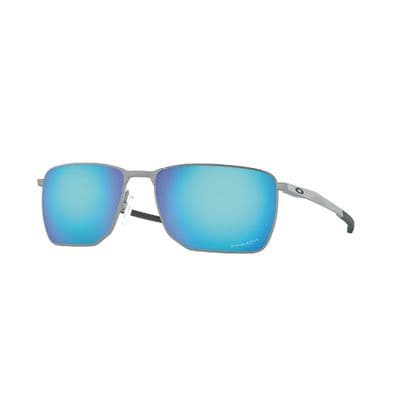 OAKLEY® EJECTOR SATIN CHROME WITH PRIZM™ SAPPHIRE POLARIZED LENSES