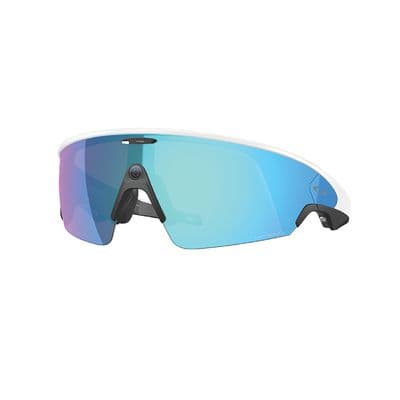 OAKLEY META VANGUARD WHITE WITH PRIZM™ SAPPHIRE LENSES