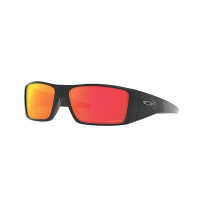 HELIOSTAT SUNGLASS WITH POLISHED BLACK FRAME WITH PRIZM™ RUBY LENS